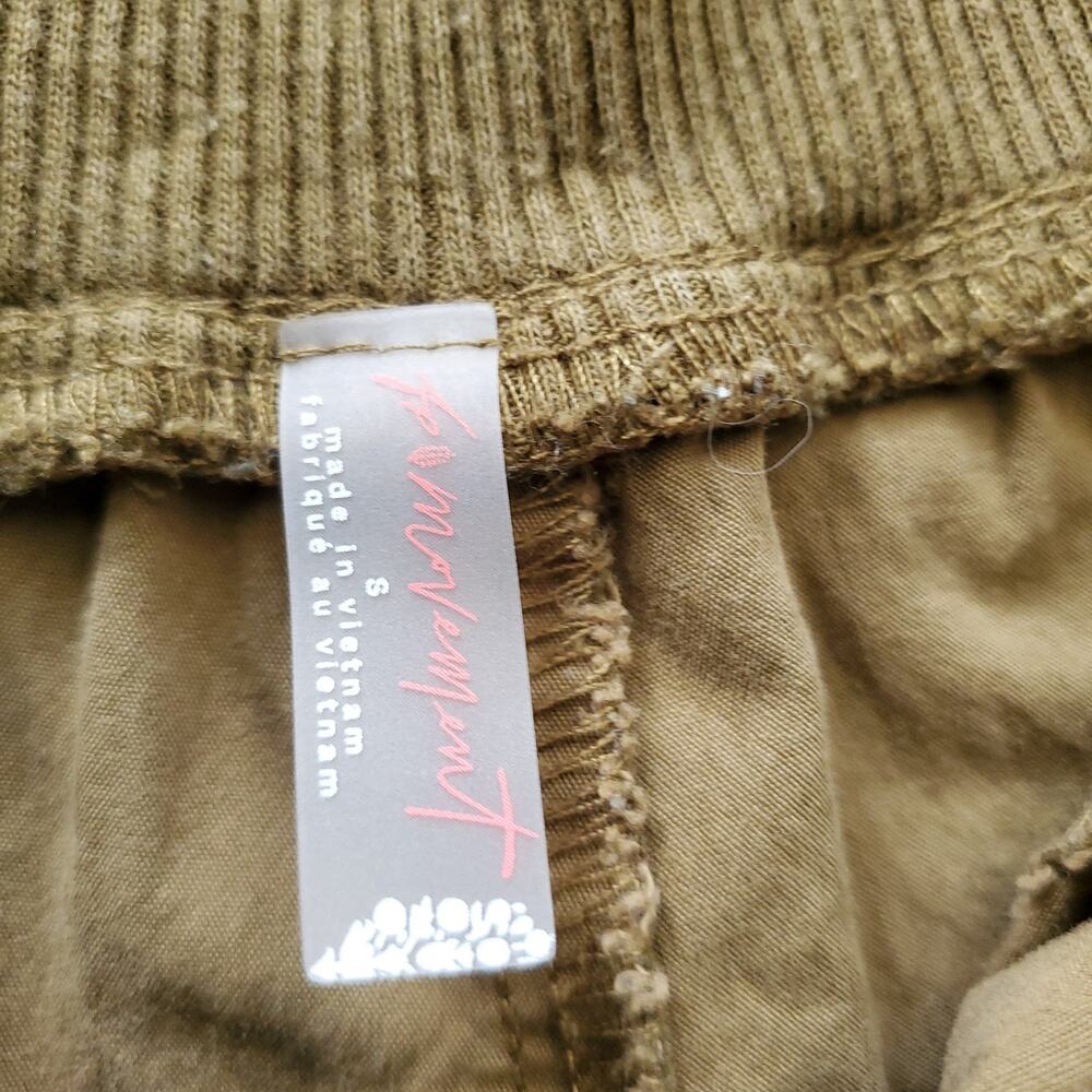 Free People Movement Pants Womens Small Khaki Mesmerize Me Pant Cargo - Picture 14 of 14
